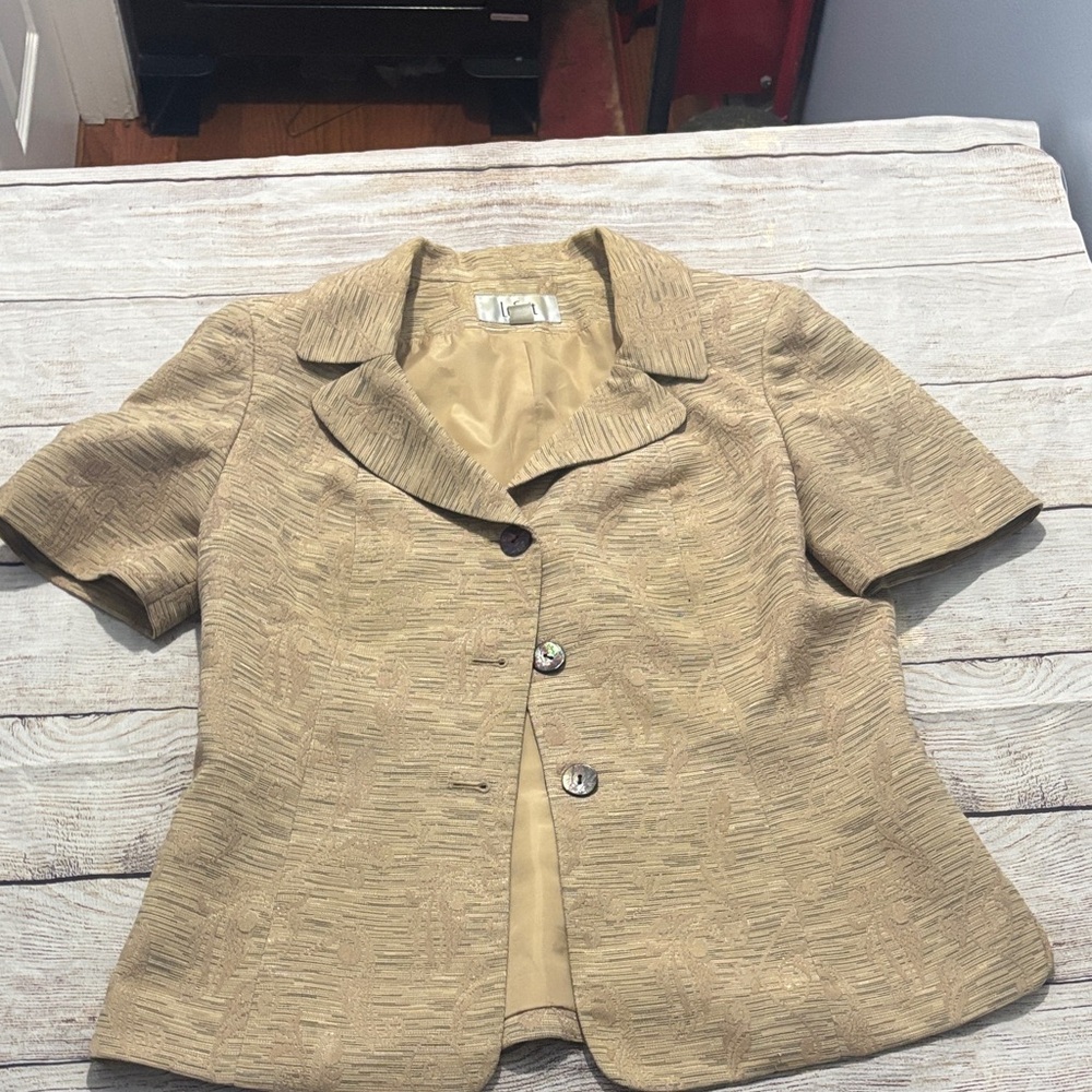 Le suit size 8 blazer jacket